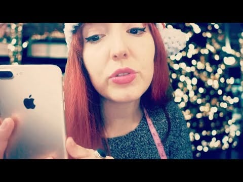[ASMR] Rude Tailor Measures You Roleplay - Santa Costume Fitting (Long Island Accent, Gum Chewing)