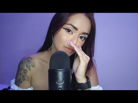 ASMR | Mouth sounds cerquita y movimientos de manos❤️