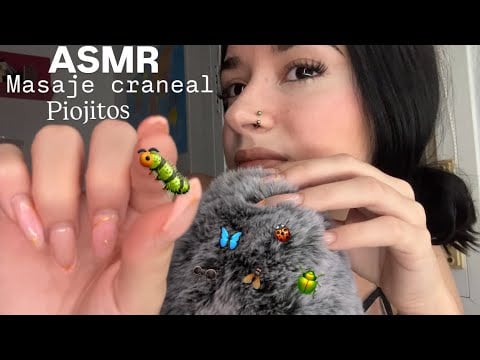 ASMR MASAJE CRANEAL- PIOJITOS🐛