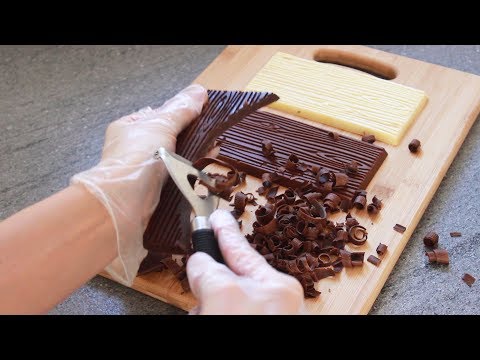 Satisfying ASMR Chocolate snapping + carving