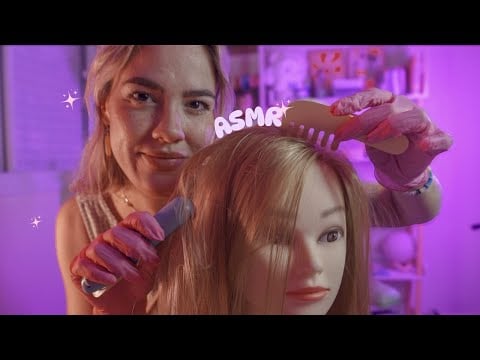 ASMR ROLEPLAY | Cabeleireira faz alisamento no seu cabelo 💇🏼‍♀️ Voz Suave