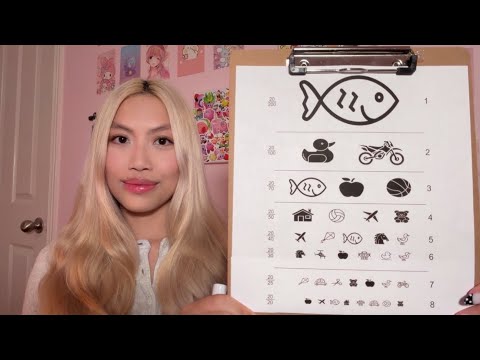 LOFI Asmr Eye Exam Appointment (soft spoken) 