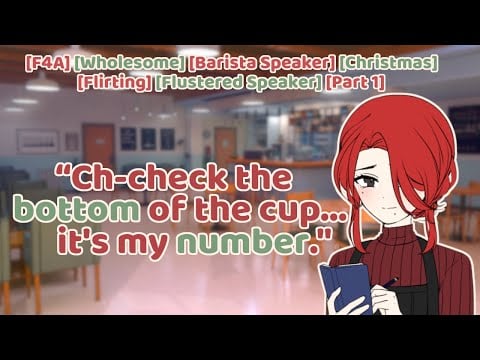 [F4A] Shy Barista Gives You Free Hot Cocoa [Wholesome] [Christmas] [Flustered Speaker] [Flirting]