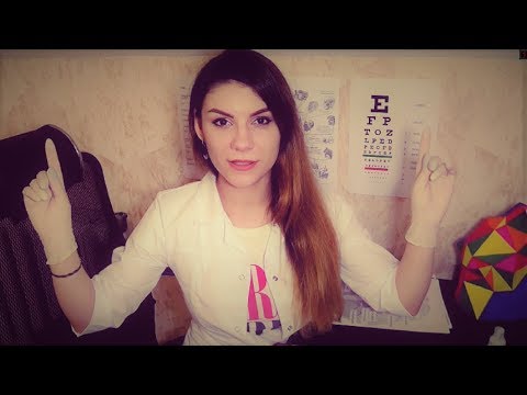 ASMR cranial nerve examination eng / АСМР ролевая игра: врач - невролог (русские субтитры)