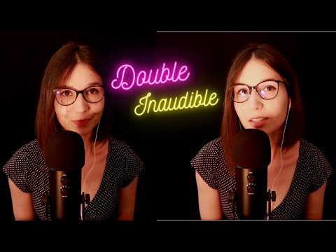 ASMR Français 😴 DOUBLE INAUDIBLE & déclencheurs (Crinkling, Tapping…)