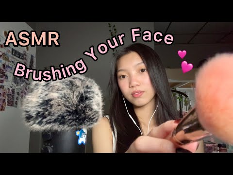 ASMR|Brushing Your Face(Deep Sleep)😴