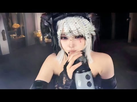 ASMR relax shop I  白发小魔女系列 口腔音 弹舌 耳边轻语 摩擦音