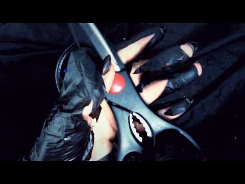 Latex Glovesღවꇳවღ Nails Peeking Out ◙TAPPING◙ ◙ Cutting LATEX [[ASMR]]