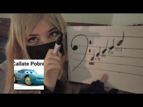 ₊˚ Te enseño a tocar piano en 10 minutos (clave de Fa) ¡! ASMR 𝜗ৎ
