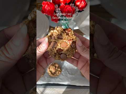 ASMR baking my favorite healthy cookies 🍌🍪 #bakingasmr #asmr #asmrsounds