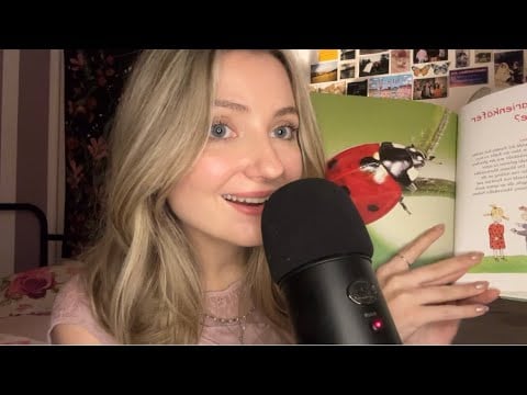 ASMR | teaching you german animals (whispering in german) 
