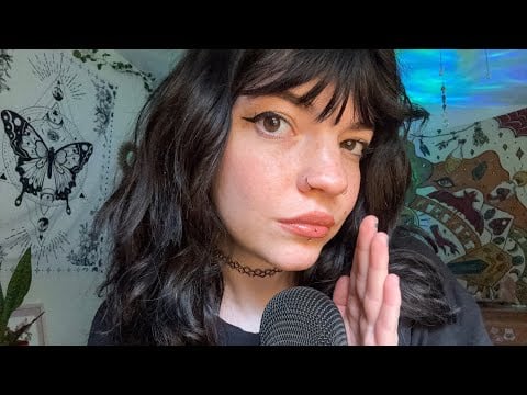 ASMR Fast & Aggressive Mouth Sounds + Purring & Hand Movements 🖤