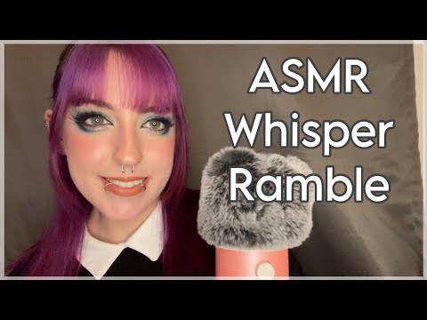 ASMR Whisper Ramble ~ up close, ear to ear, fast paced