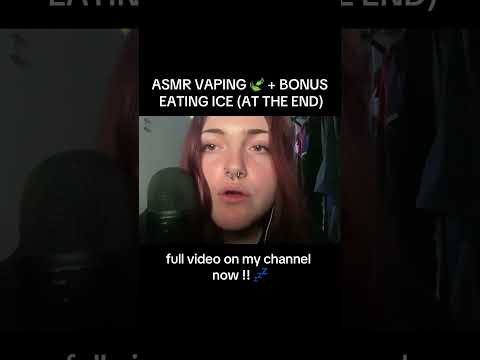 ASMR vaping & having a snack #asmr #asmrsounds #sleep #relaxing  #asmreating #calm #tingles #asmrfyp