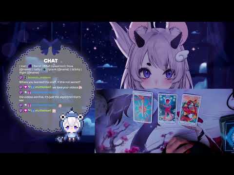 [ASMR Stream] Visual triggers and Tarot card readings~