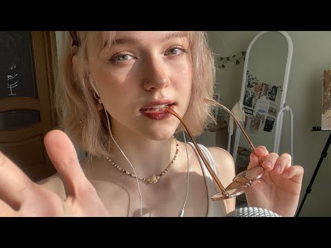 ASMR ~ doing your skincare 👐🏻 hand movements & mouth sounds (100% tingles)