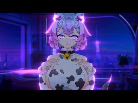 ASMR | Ear Cleaning by a Cute Cyber Cow | Whispered Roleplay