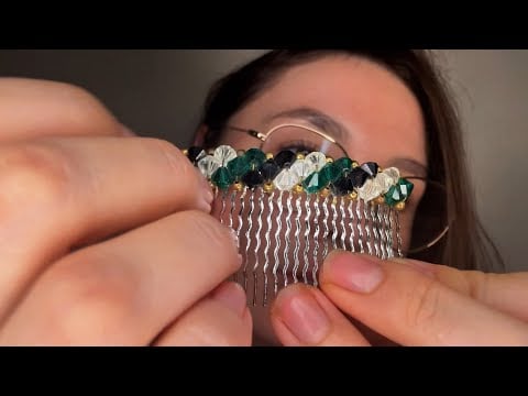 ASMR putting your hair out of your face, personal attention 
