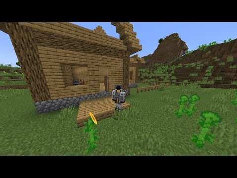 ASMR Minecraft Survival World - Let's make something relaxing together (whisper, ear to ear)
