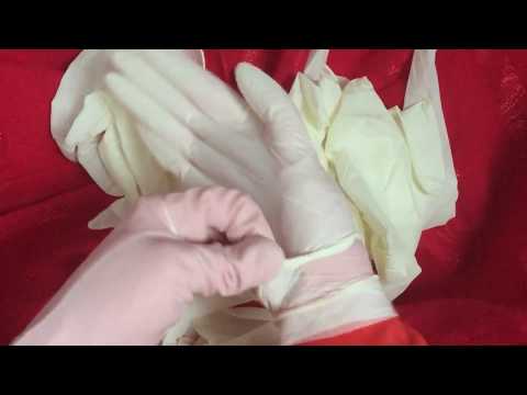 LATEX GLOVES🌟  HO HO HOw Santa RELAX 🎅  Layering RUBBER/LATEX [[ASMR]]