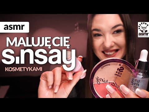 ASMR  MALUJĘ CIĘ KOSMETYKAMI SINSAY! ASMR po polsku