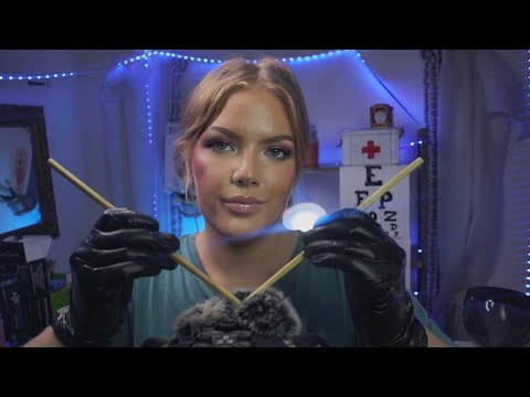 ASMR INSPEÇÃO E EXAME EM SEU COURO CABELUDO com Tricologista(s) roleplay medical 2 em 1💆‍♀️