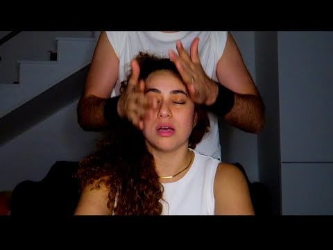 ASMR MASSAGEM INDIANA NA CABEÇA SATISFATÓRIA | MANNU ASMR