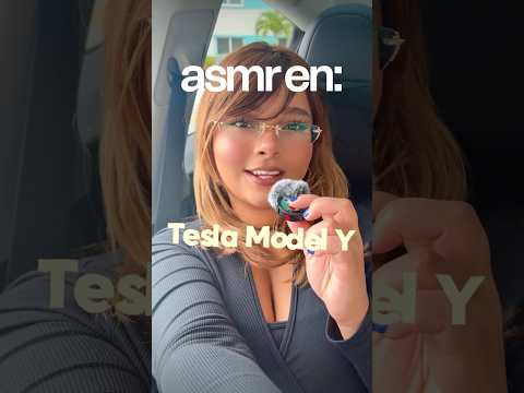 TESLA ASMR? 👀 #asmr #tesla