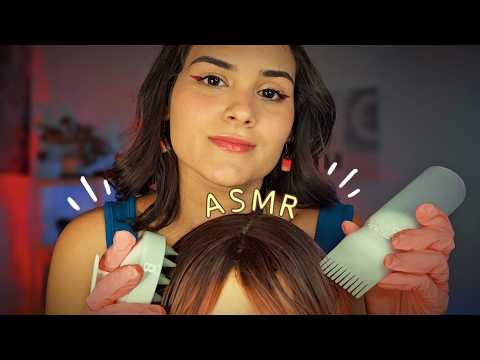 ASMR TRATAMENTO CAPILAR INTENSO E RELAXANTE✨