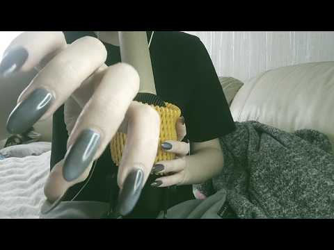 specific ASMR | illegible sounds, breathing, scratching