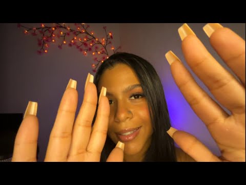 ASMR MÃOS NA TELA E SONS DE BOCA PARA DORMIR