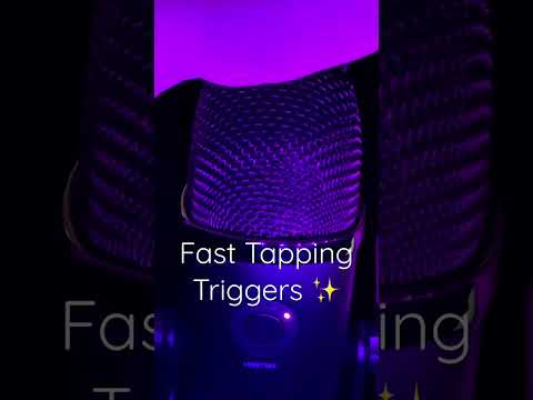 ASMR - Fast Tapping Triggers ✨😌 #asmr #shorts #shortsasmr #fasttapping
