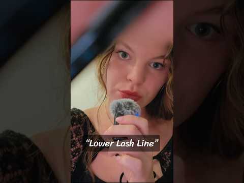 ASMR lower lash line trigger 👁️✨ #asmr