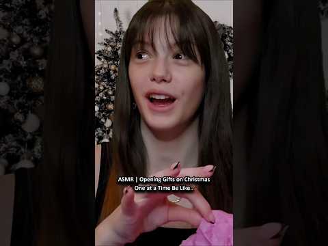 ASMR | Opening Gifts on ChristmasOne at a Time Be Like.. ─♡─ #asmr #asmrroleplay #comedyasmr