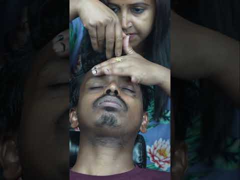 One Finger In The Ear Hits Different! 😴 Chaitali's Head Massage ASMR #shorts