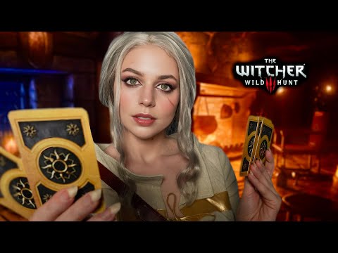 ASMR Ciri Teaches You How To Play Gwent ⚔️ (Witcher 3 Fantasy Roleplay, Soft-spoken, Card Shuffling)