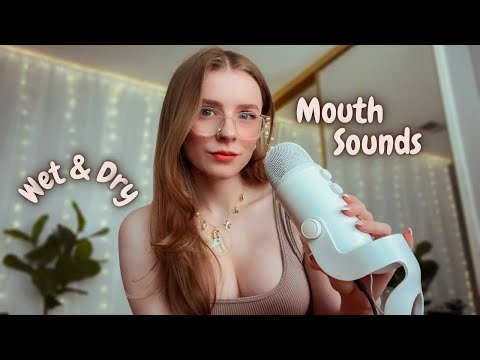 ASMR | PURE MOUTH SOUNDS WITH HAND MOVEMENTS (spit painting, purring, hand sounds, and more!)