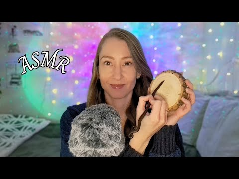 ASMR | Writing & Tracing on Wood 🪵✏️| Relaxation & Sleep 💤