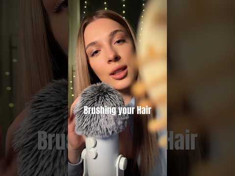 Hair brushing 🪮 at day 15 of your Advent ASMR #asmr #relax #sleep #british #american