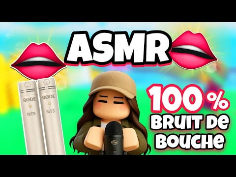 ASMR Français • LES MEILLEURS BRUITS DE BOUCHES PUISSANTS AVEC LES RODE NT5 sur ROBLOX 👄