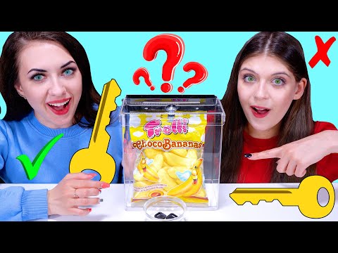 ASMR Open The Box Food Challenge | Eating Sounds LiLiBu