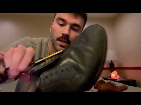 ASMR | Shoe Shine & Foot Massage