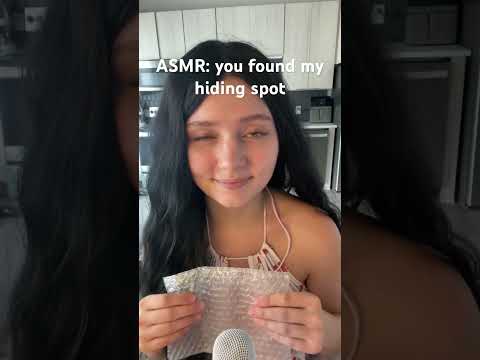you found my hiding spot 🤍#asmr #girlfriendasmr #sleepasmr #comfortaudio #whisper