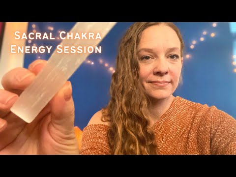 ASMR Sacral Chakra Balancing Session - Smoke Cleanse, Oils, Hand Movements, Crystals and Mantras