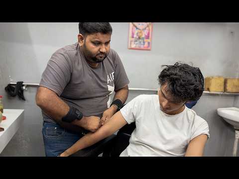 ASMR Barber Shamboo - Extreme Relaxing Head Massage For Sleep & Stress Relief (Skin & Hair Crack)