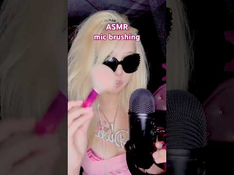 ASMR mic brushing #asmr #tingles #mouthwhisper