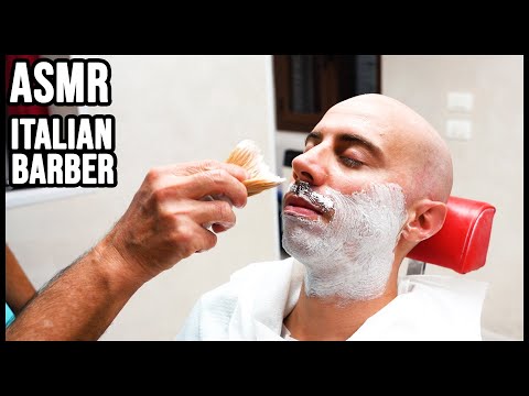 ASMR SHAVE 💈 SHAMPOO and LOTION 💈 ITALIAN BARBER