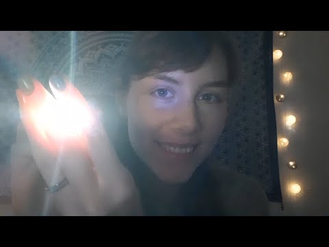 ASMR - cranial nerve examination, hearing test, unintelligible whispers