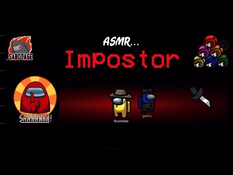 ASMR PLAYING AMONG US! I’m the imposter ❤️ gaming with me!