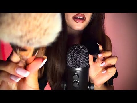 ASMR Celebrating 500 Subscribers 🎉 Tickling You w/ Hair, Brush, Feather, Spoolies, Mic Scratching 